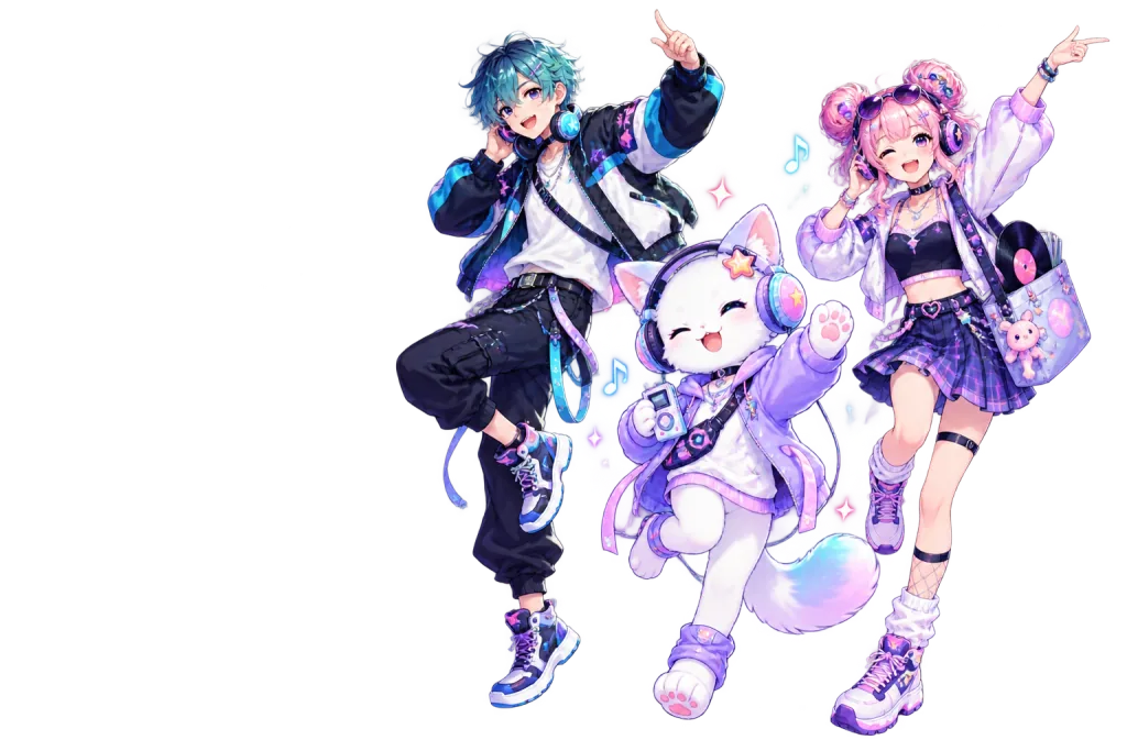 Original Edge Music Starlight Arcade listening crew
